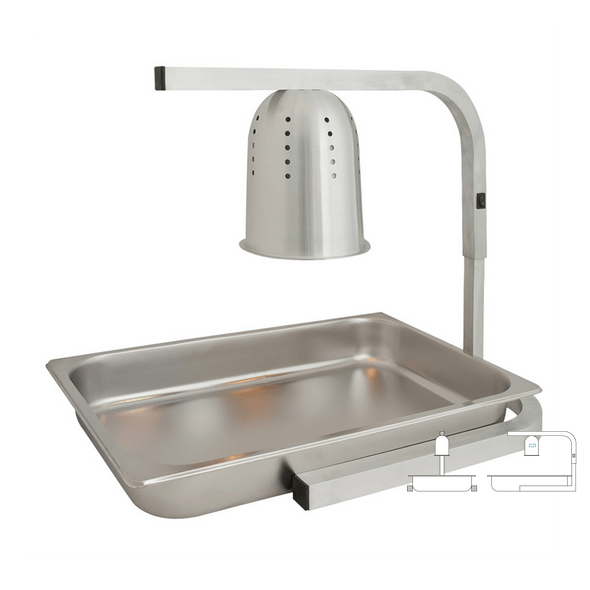 Infrared food heater Metal